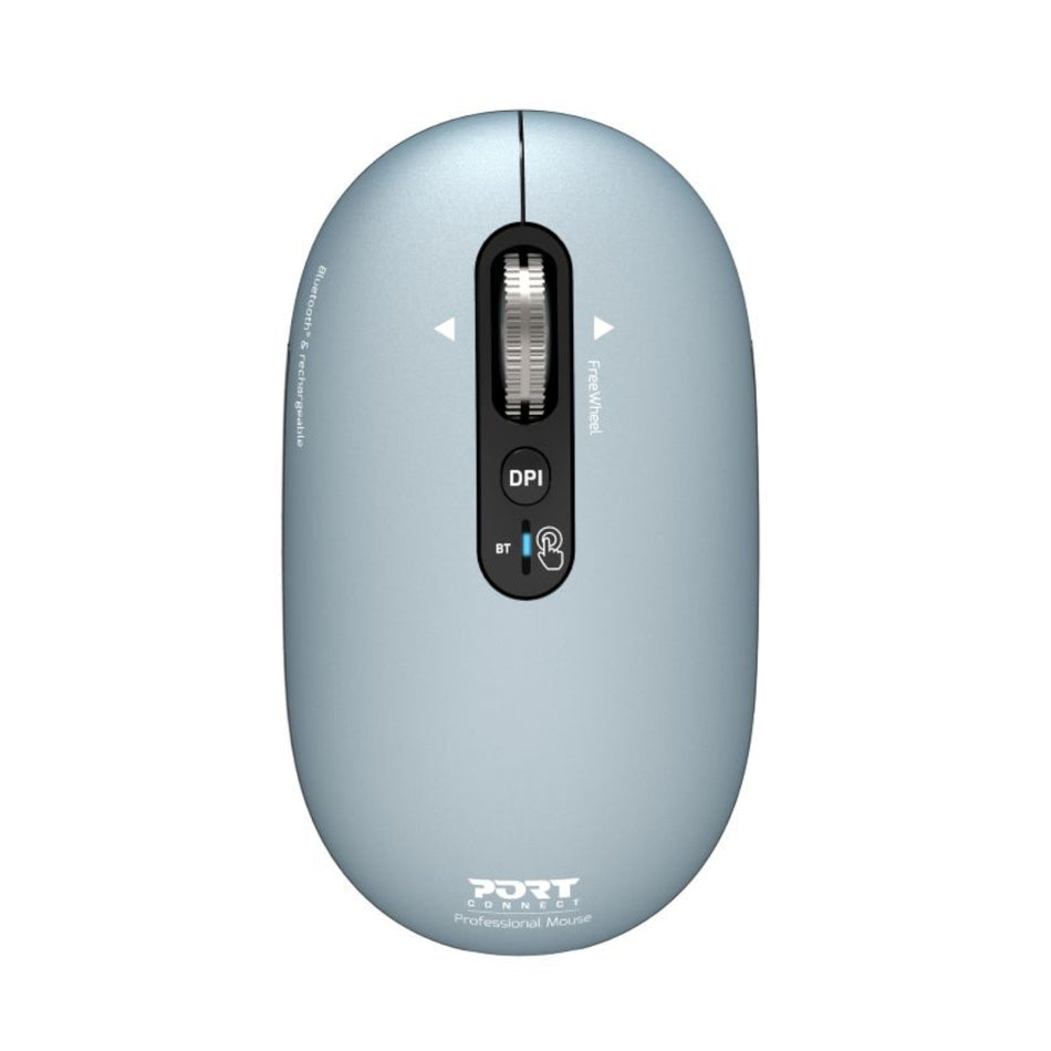 Image 1 for Port Connect PURE MAC Rechargeable Wireless and Bluetooth Mouse - Storm