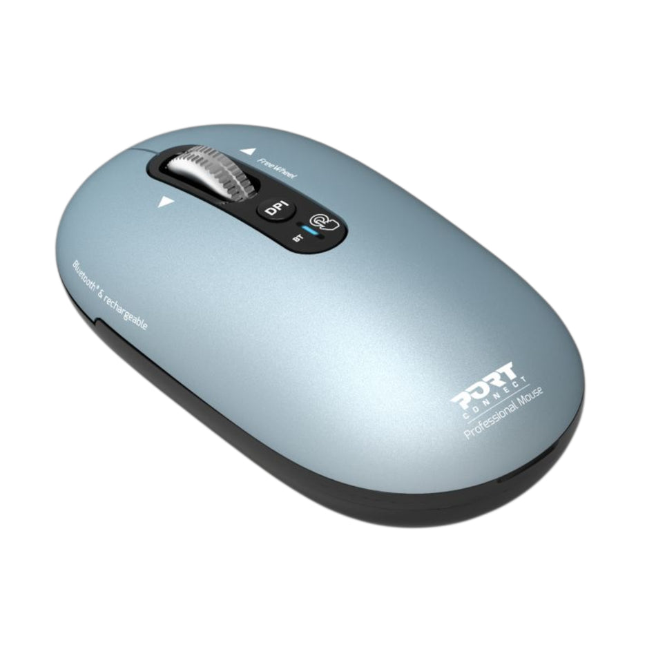 Image 2 for Port Connect PURE MAC Rechargeable Wireless and Bluetooth Mouse - Storm