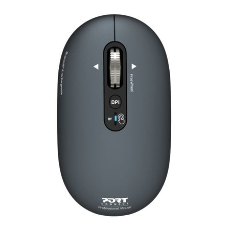 Image 1 for Port Connect PURE MAC Rechargeable Wireless and Bluetooth Mouse - Shadow