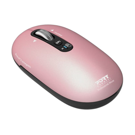 Image 2 for Port Connect PURE MAC Rechargeable Wireless and Bluetooth Mouse - Copper Rose