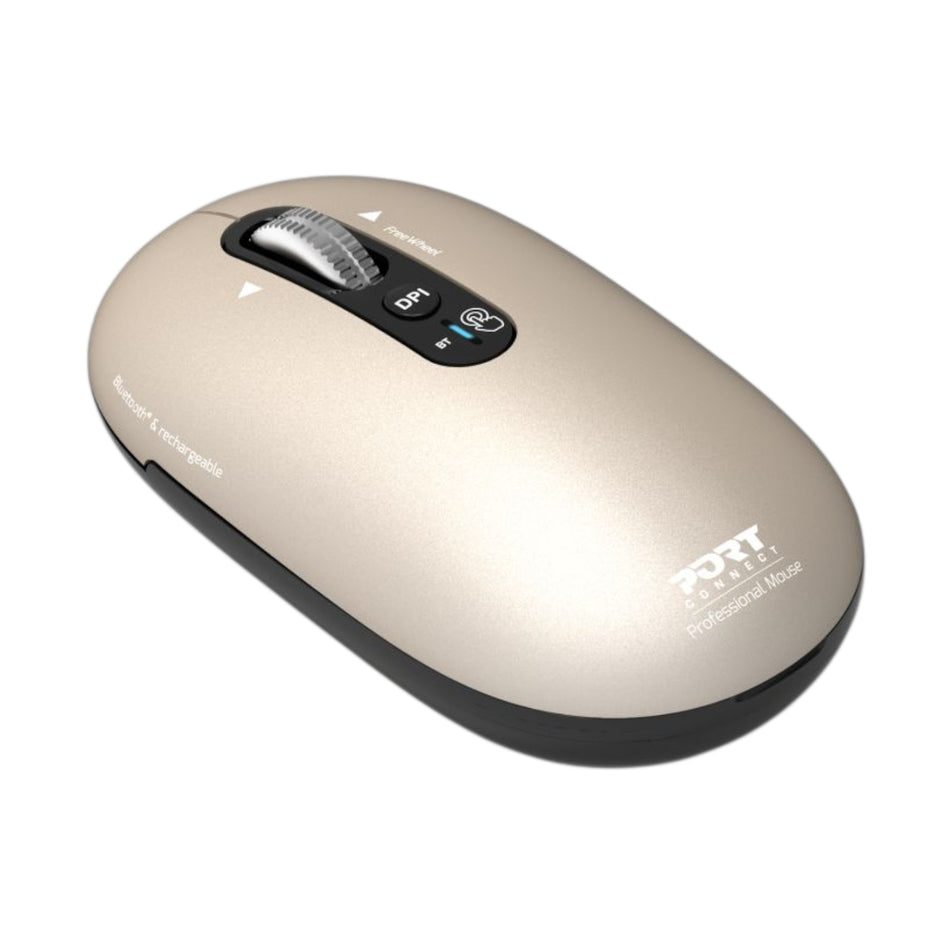 Image 2 for Port Connect PURE MAC Rechargeable Wireless and Bluetooth Mouse - Pearl