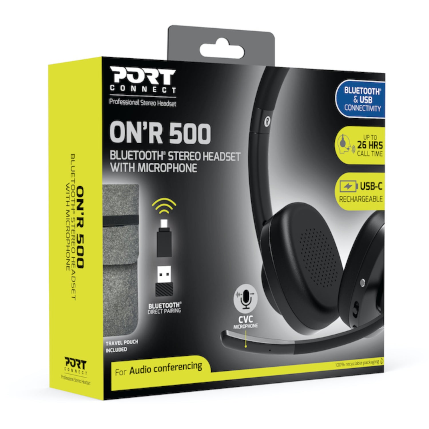 Image 6 for Port Connect ON’R 500 Bluetooth® Stereo Headset