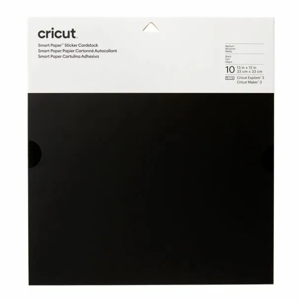 Image 6 for Cricut Smart Sticker Cardstock Black 10 Sheets