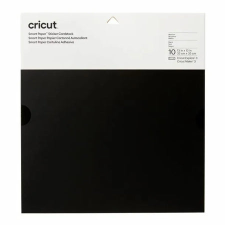 Image 6 for Cricut Smart Sticker Cardstock Black 10 Sheets
