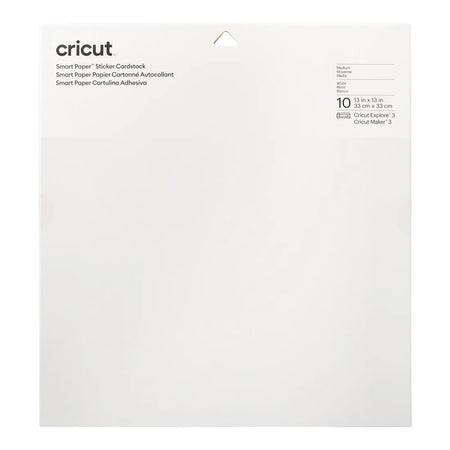 Image 12 for Cricut Smart Sticker Cardstock White 33x33cm 10 Sheets