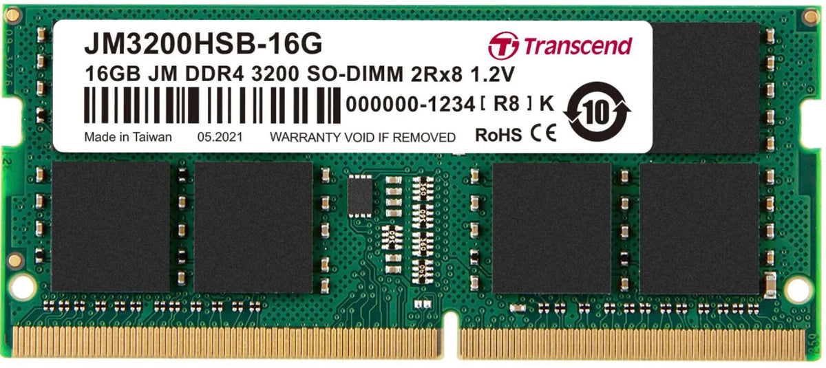 Image 2 for Transcend 16GB DDR4 3200MHz SO-DIMM Memory