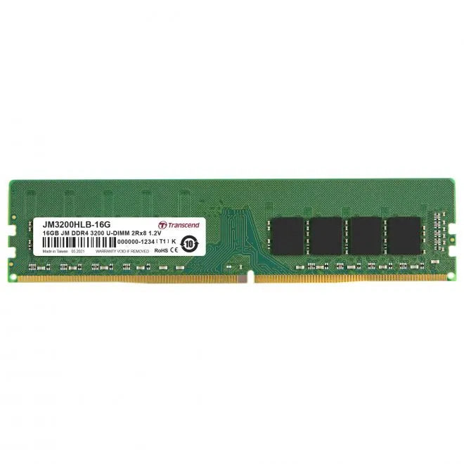 Image 1 for Transcend 16GB DDR4-3200 Desktop Memory