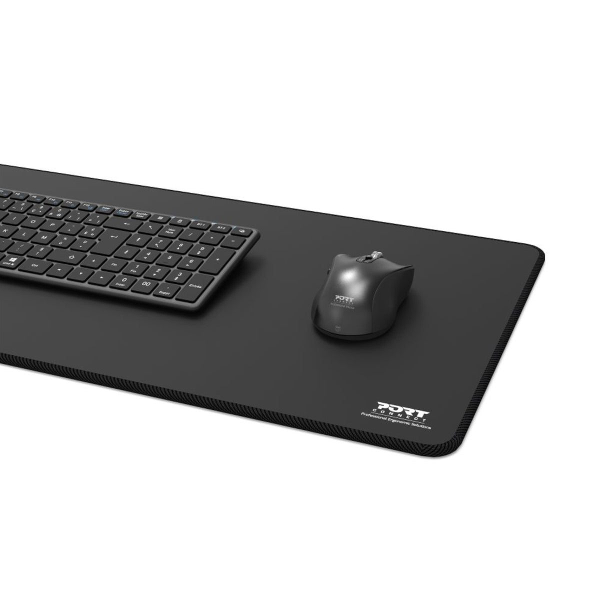 Image 4 for Port Connect Professional Desk Pad - Black (300 x 700mm)