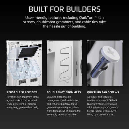 Image 5 for Corsair 5000T Mid-Tower PC Case - White