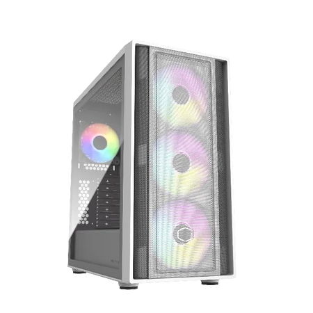 Image 1 for Cooler Master MasterBox 600 White Mid-Tower E-ATX Case