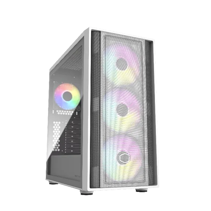 Image 1 for Cooler Master MasterBox 600 White Mid-Tower E-ATX Case