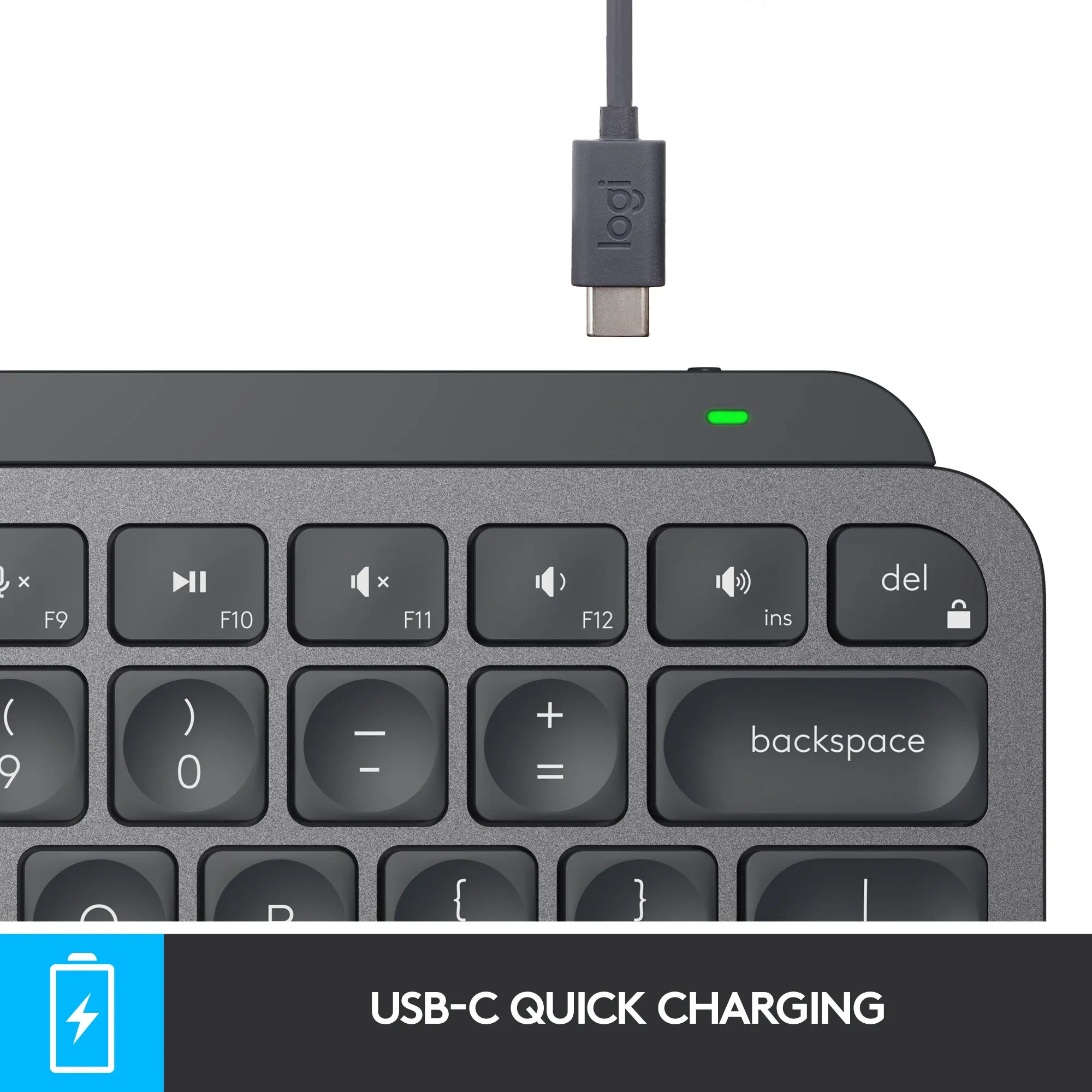 Logitech MX Keys Mini Wireless Illuminated Keyboard - Graphite – inPC