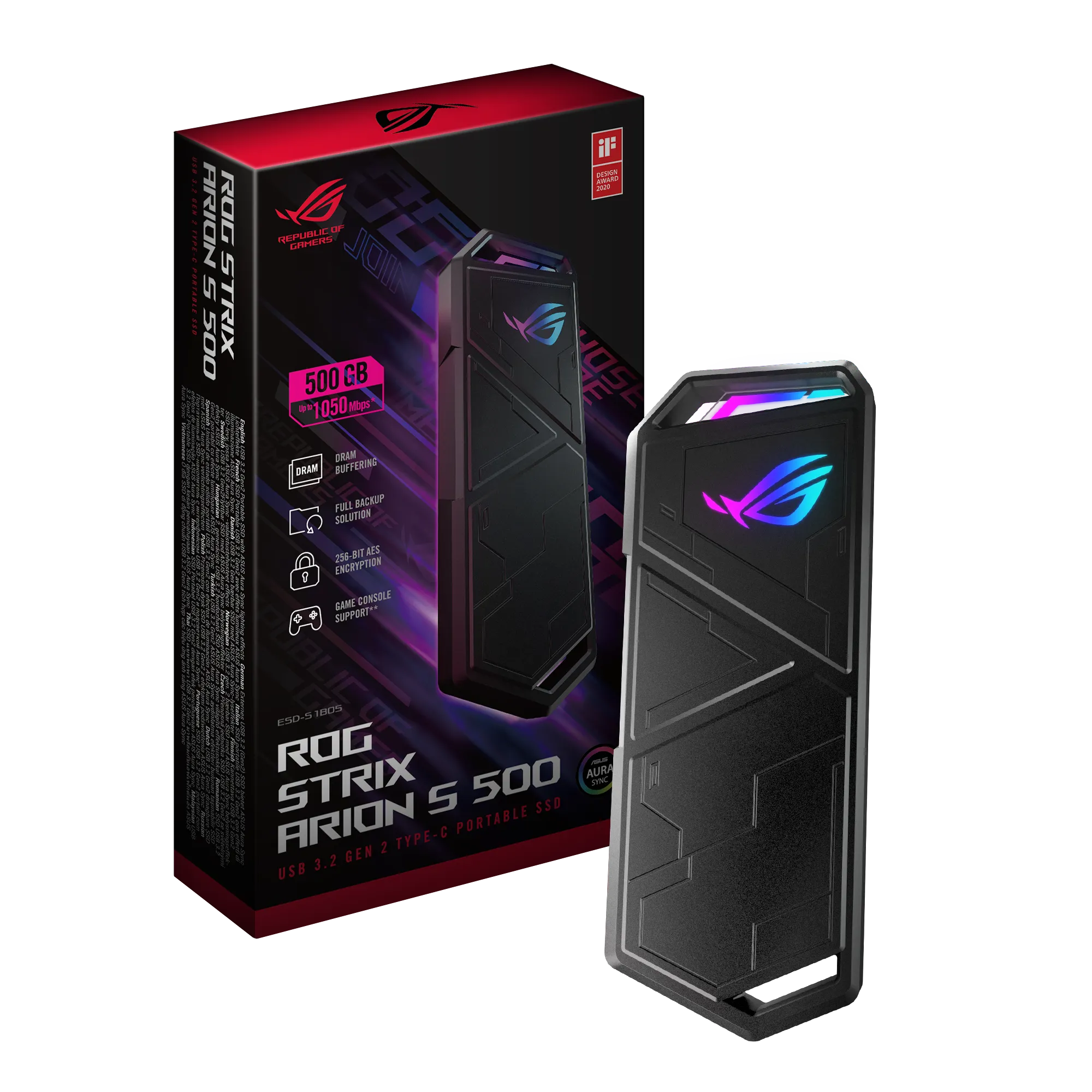 Image 1 for ASUS ROG Strix Arion M.2 NVMe SSD Enclosure