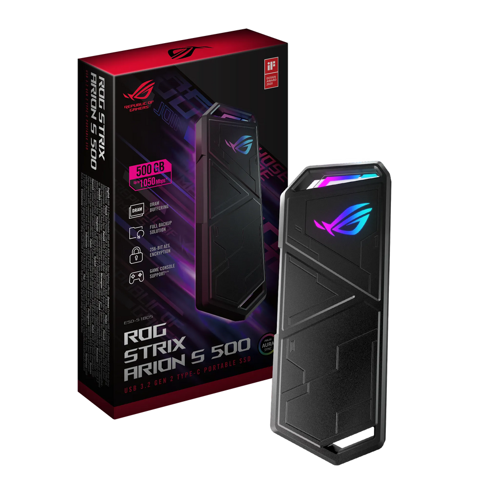 Image 1 for ASUS ROG Strix Arion M.2 NVMe SSD Enclosure