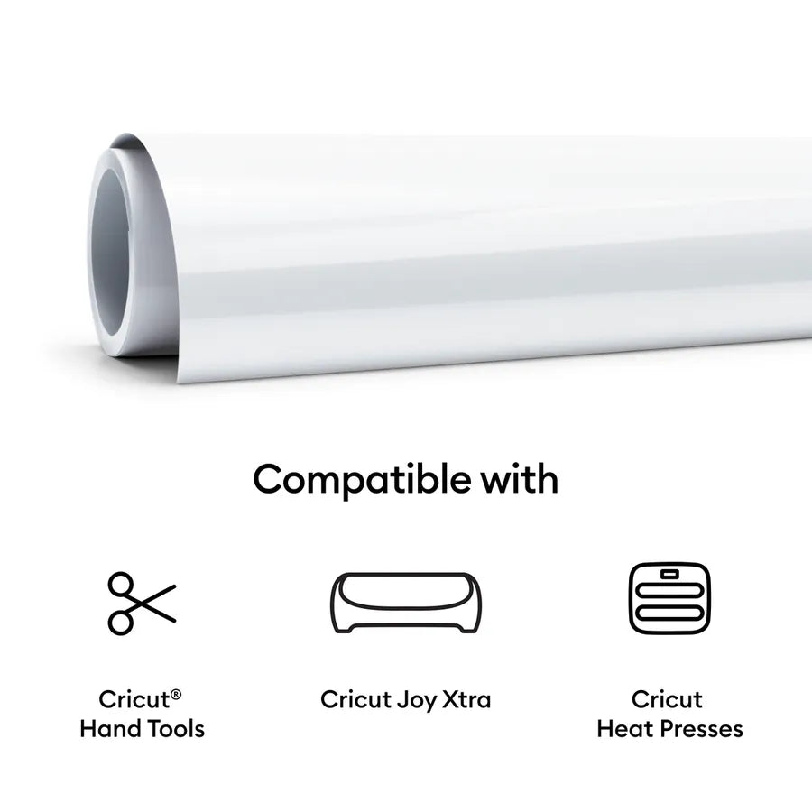 Image 2 for 2011363 - Cricut Smart Iron-On Joy Xtra 24.1x61cm (White)