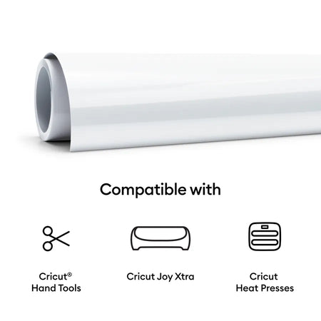 Image 2 for 2011363 - Cricut Smart Iron-On Joy Xtra 24.1x61cm (White)