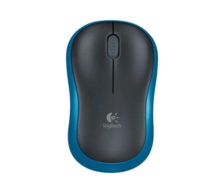 Image 1 for Logitech M185 Wireless Mouse - Black and Blue