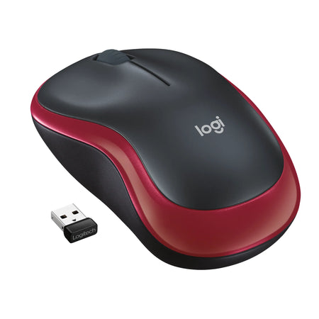 Image 1 for Logitech M185 Wireless Mouse - Red