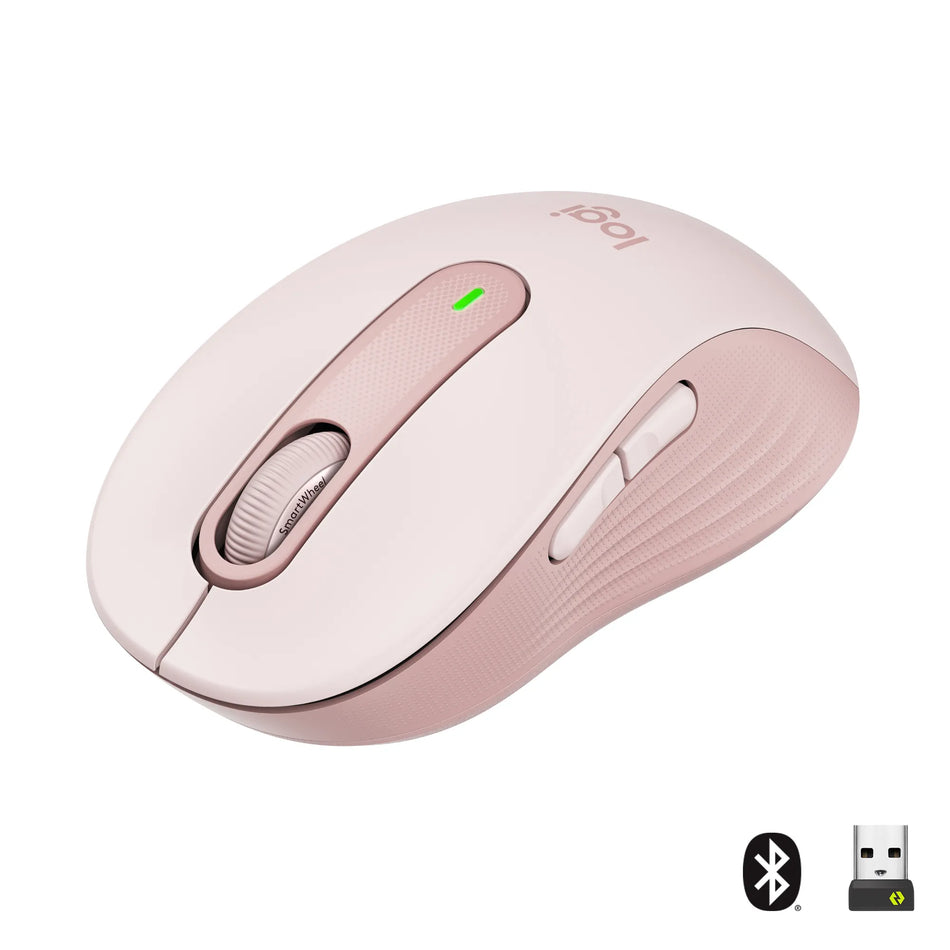 Image 3 for Logitech M650 Signature Wireless Mouse - Rose (Bluetooth)