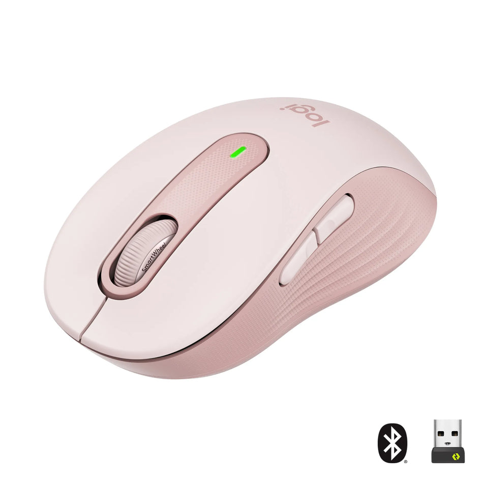 Image 2 for Logitech M650 Signature Wireless Mouse - Rose (Bluetooth)