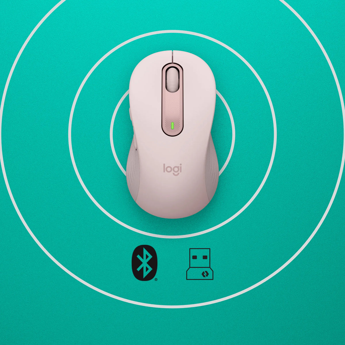 Image 7 for Logitech M650 Signature Wireless Mouse - Rose (Bluetooth)