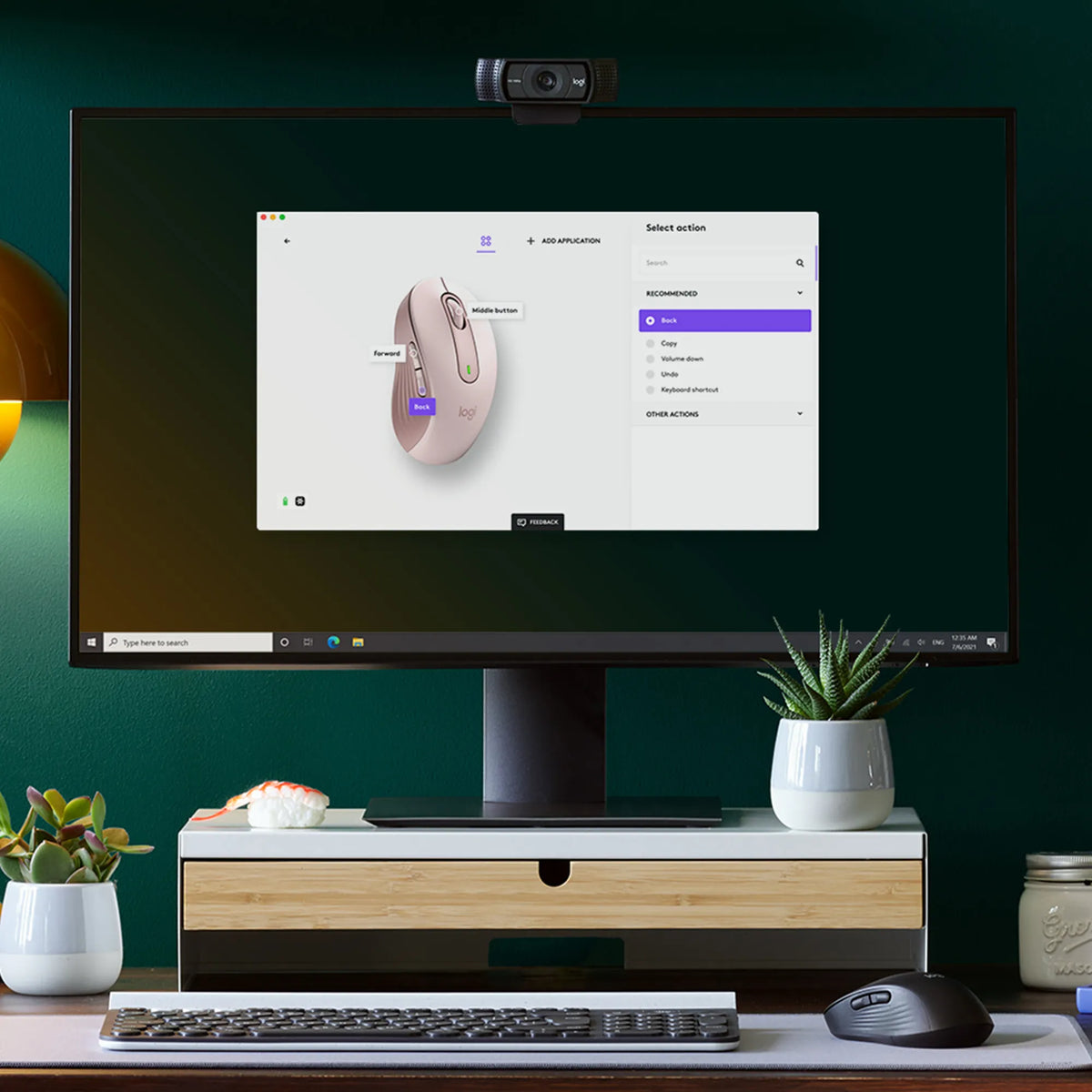 Image 9 for Logitech M650 Signature Wireless Mouse - Rose (Bluetooth)