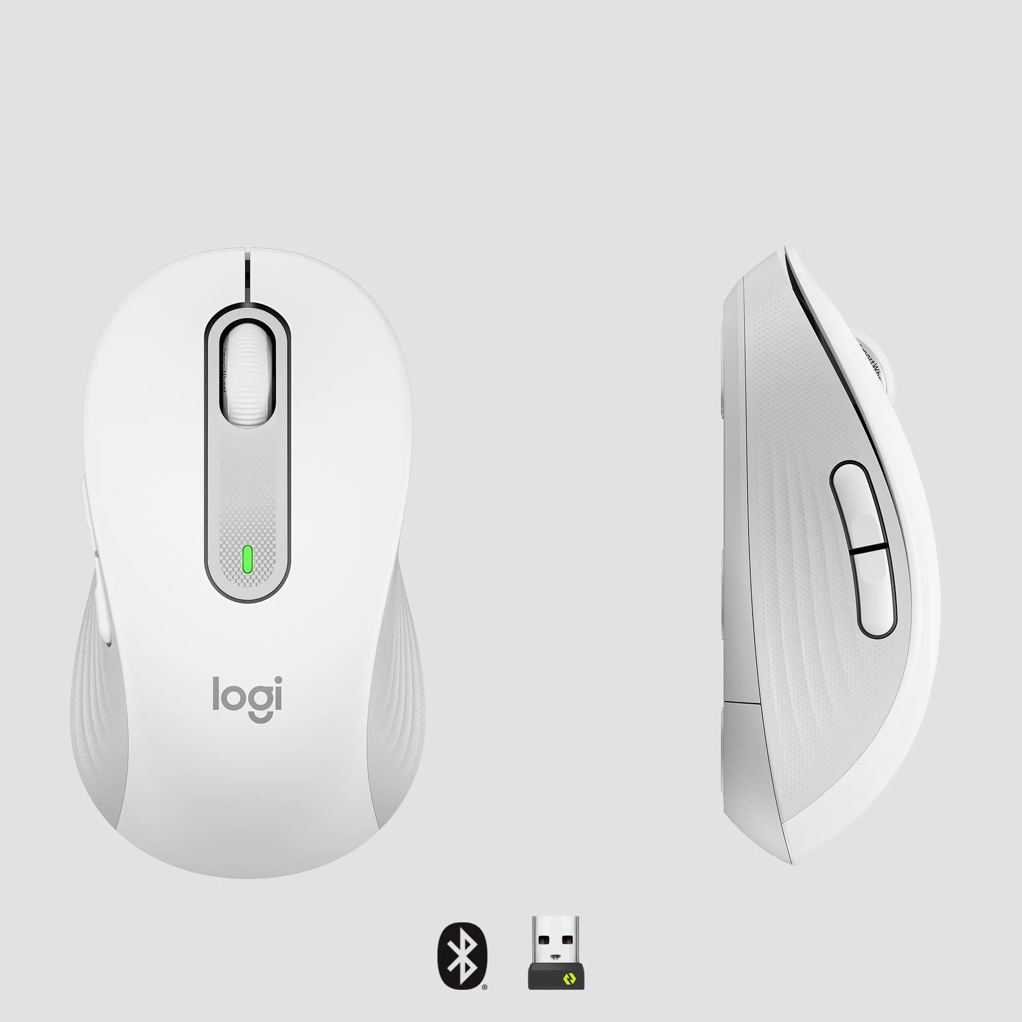 Image 4 for Logitech M650 Signature Wireless Mouse - Off-White