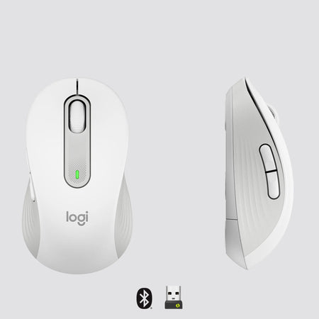 Image 4 for Logitech M650 Signature Wireless Mouse - Off-White