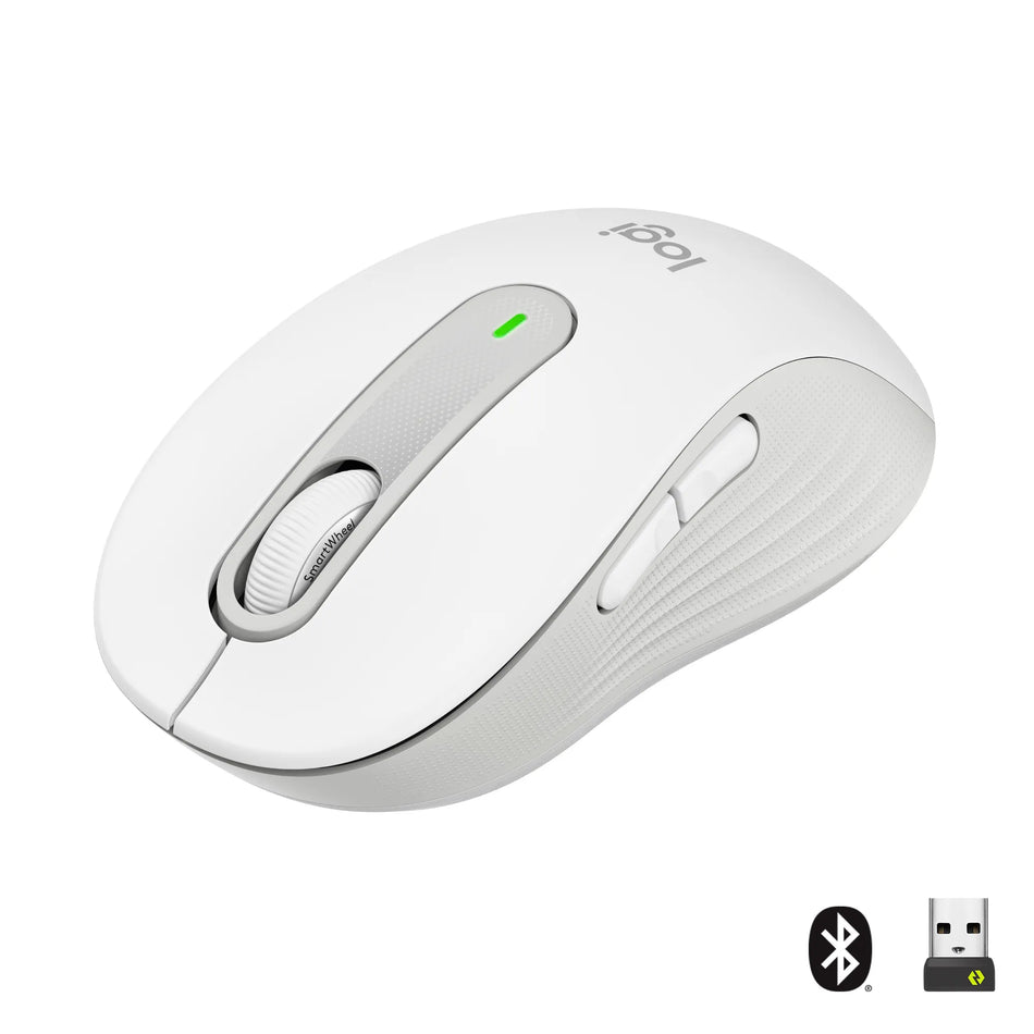 Image 5 for Logitech M650 Signature Wireless Mouse - Off-White