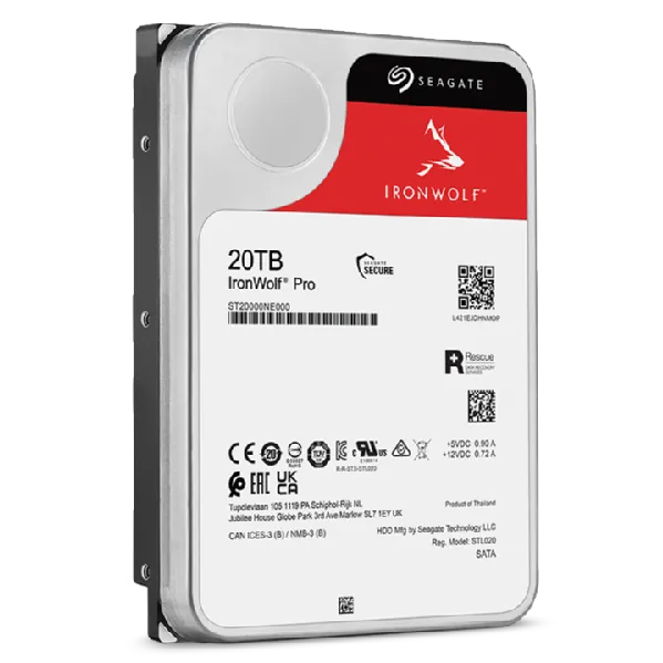 Image 4 for Seagate IronWolf Pro ST20000NT001 20TB 3.5-inch Internal NAS HDD 7200 RPM