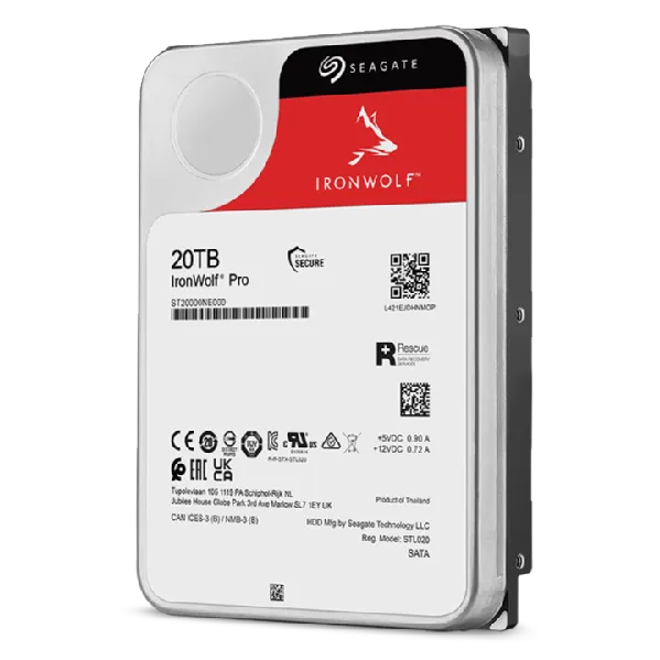 Image 5 for Seagate IronWolf Pro ST20000NT001 20TB 3.5-inch Internal NAS HDD 7200 RPM