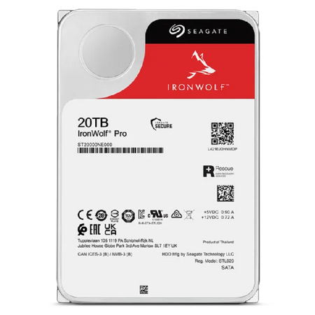 Image 6 for Seagate IronWolf Pro ST20000NT001 20TB 3.5-inch Internal NAS HDD 7200 RPM