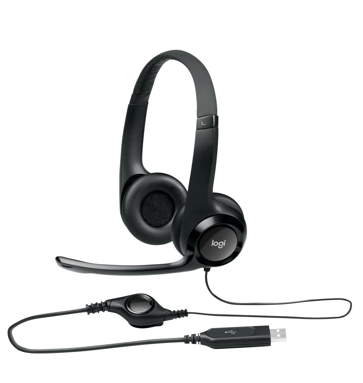 Image 4 for Logitech H390 USB Stereo Headset - Black