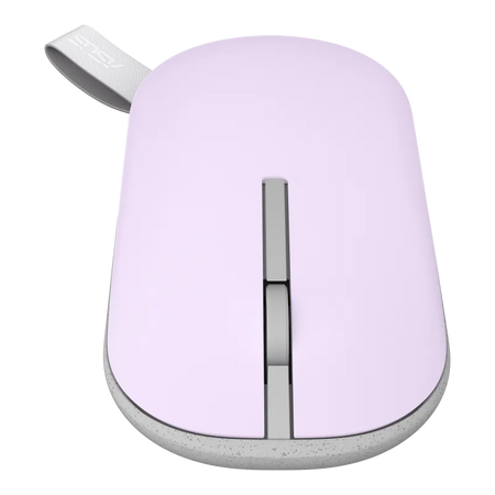 Image 2 for ASUS MouseMarshmallow Mouse MD100Lilac Mist800 to 1600 DPIDual-mode wireless: RF 2.4 GHz (dongle)Bluetooth
