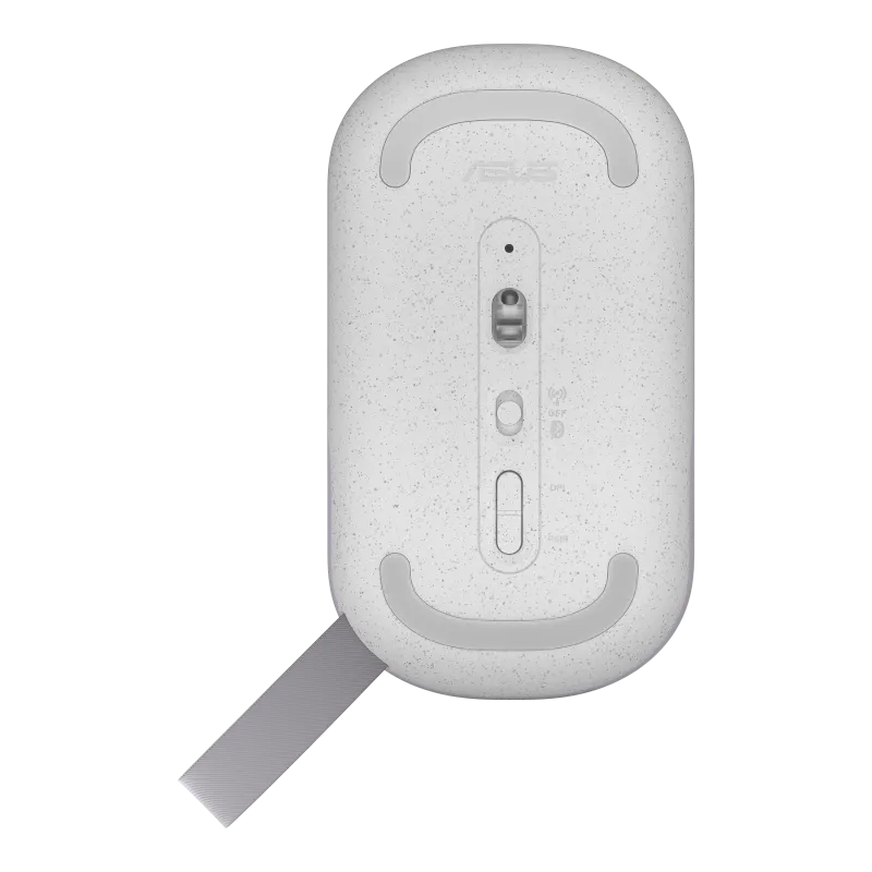 Image 5 for ASUS MouseMarshmallow Mouse MD100Lilac Mist800 to 1600 DPIDual-mode wireless: RF 2.4 GHz (dongle)Bluetooth