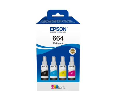 Image 1 for Epson T664 Ecotank Multipack Ink Bottles