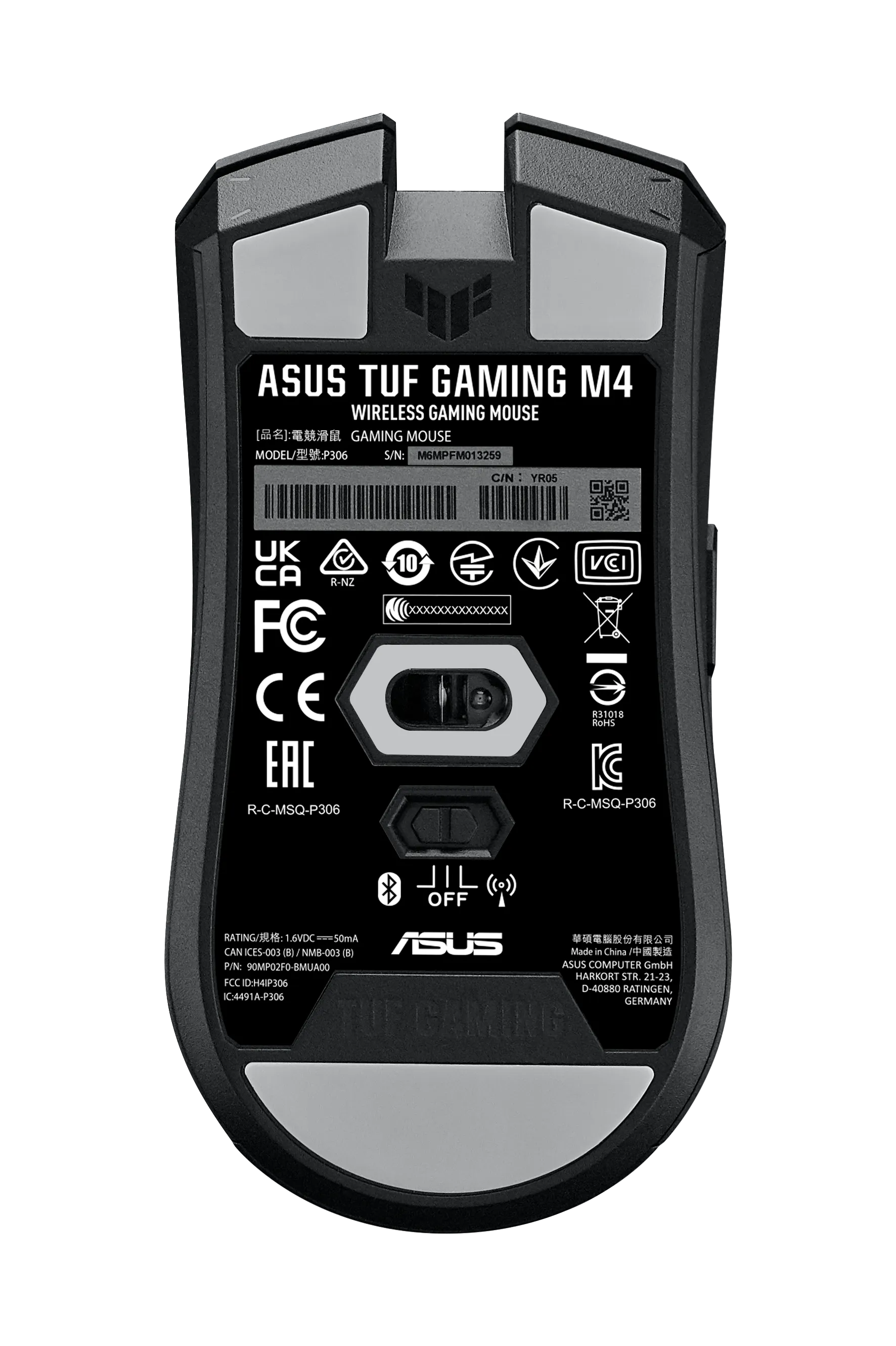 Image 1 for ASUS TUF Gaming M4 WL Wireless Gaming Mouse