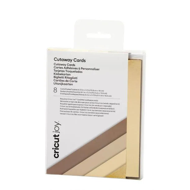 Image 8 for Cricut Joy Cut Away Cards - Neutrals 10.8x14cm Pack