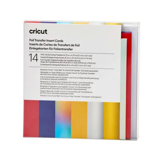 Image 4 for Cricut Insert Cards Foil Celebration 14-Pack (12.1x16.8cm)