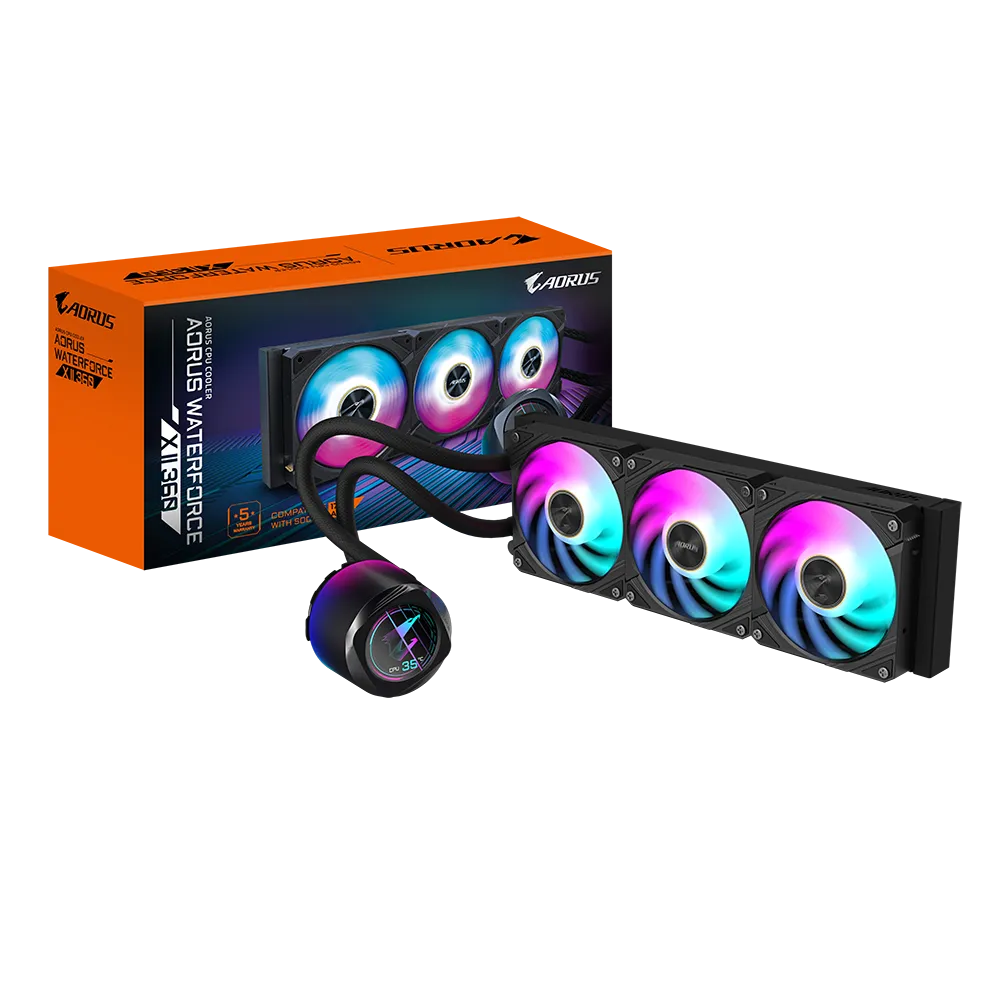 Image 3 for GIGABYTE AORUS WATERFORCE X II 360 360mm cooler