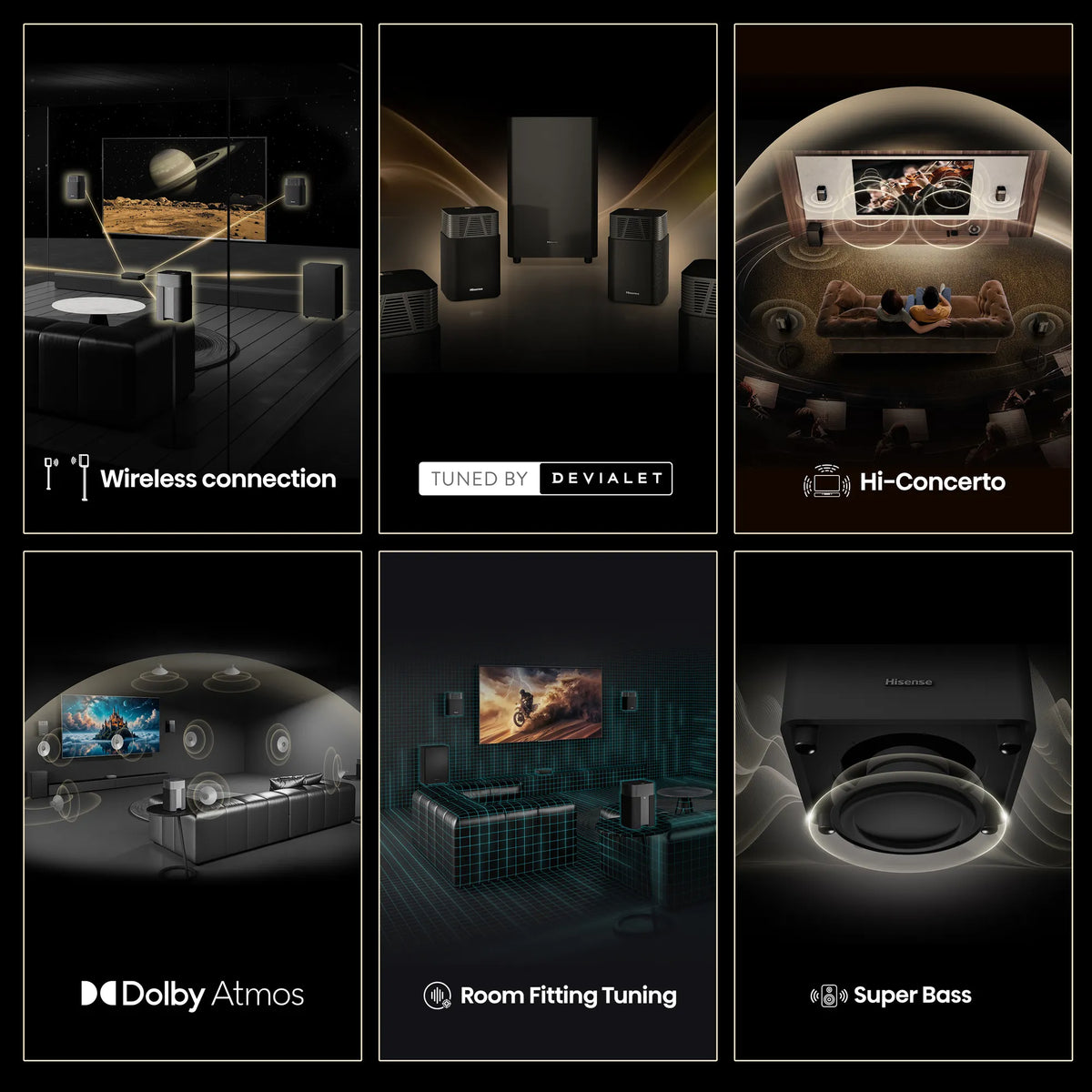 Image 12 for HISENSE HT Saturn 4.1.2 Channel Home Theatre System
