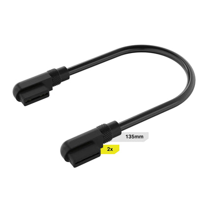 Image 4 for Corsair iCUE LINK Cable - 2x 135mm, Black