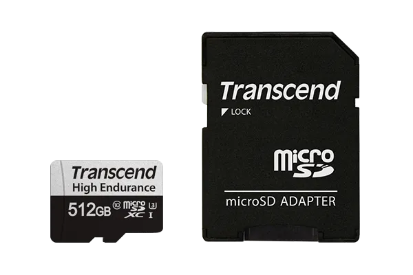 Image 4 for Transcend 512GB High Endurance Micro SD Card