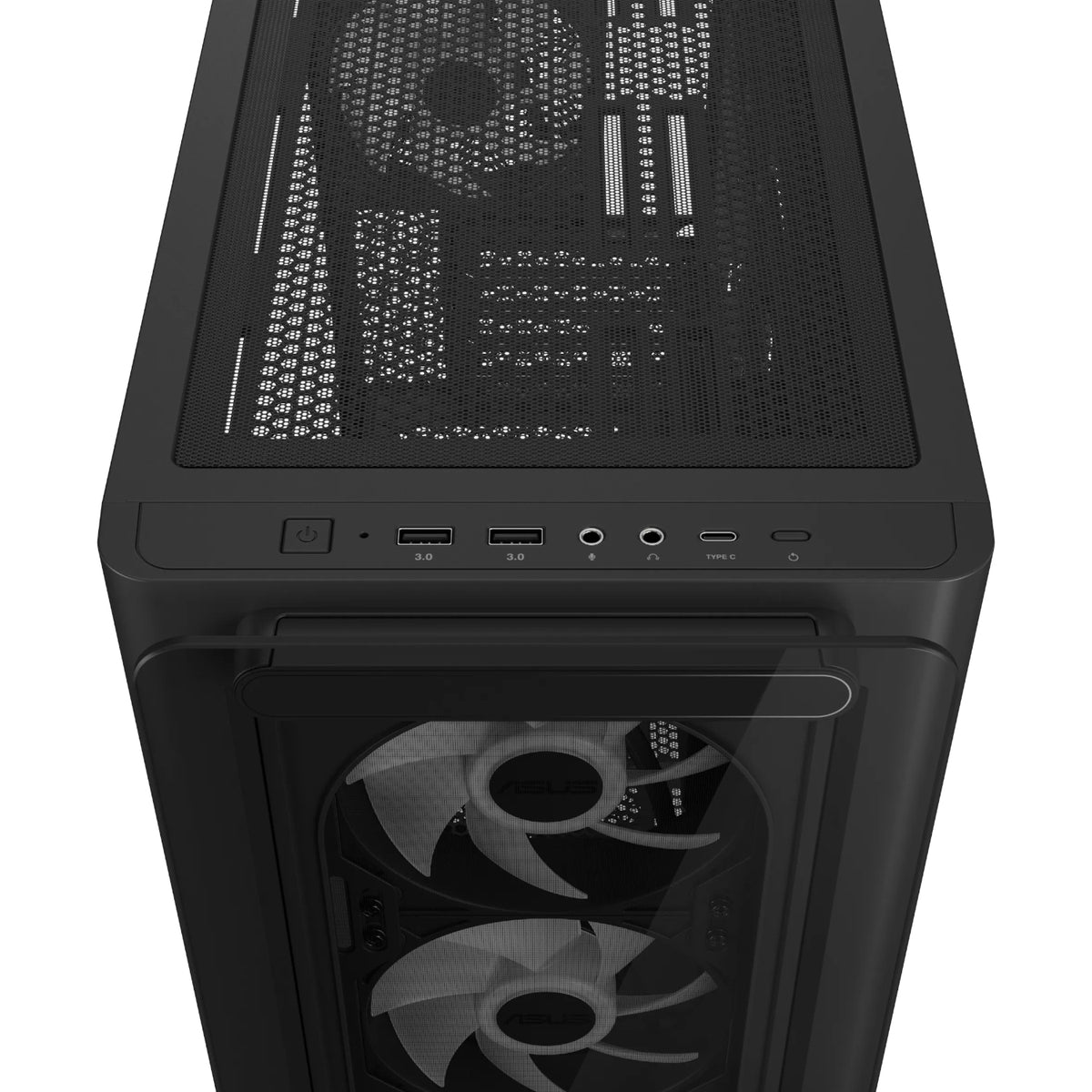 Image 5 for Asus A23 PLUS ARGB Micro-ATX Gaming Chassis - Black