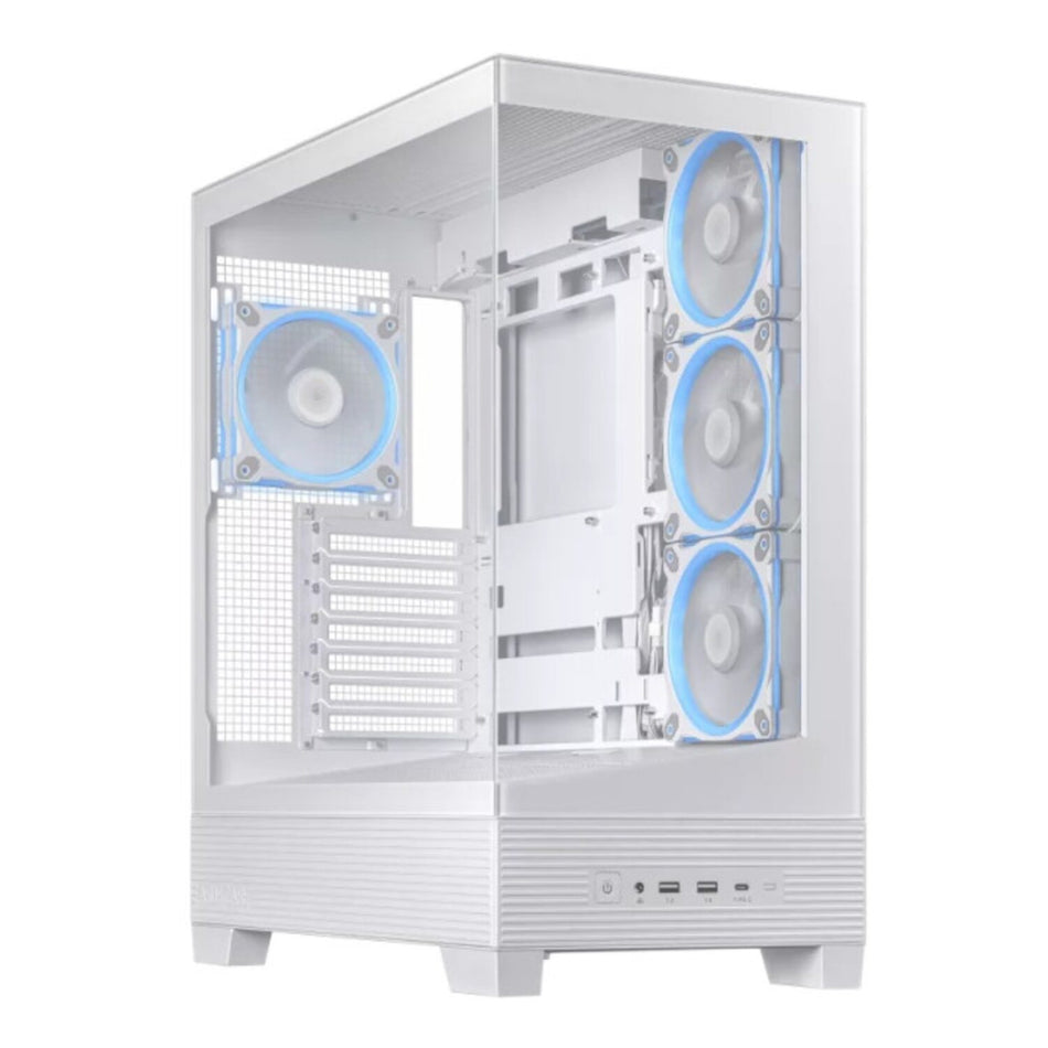 Image 1 for Asus A31 PLUS Mid Tower ATX Chassis - White