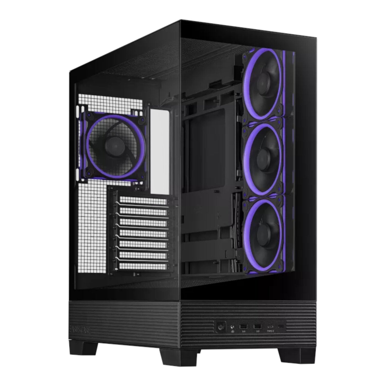 Image 1 for Asus A31 PLUS Mid Tower ATX Chassis - Black