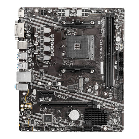 Image 2 for MSI A520M-A PRO AM4 AMD MATX Gaming Motherboard