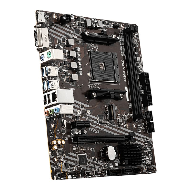 Image 3 for MSI A520M-A PRO AM4 AMD MATX Gaming Motherboard
