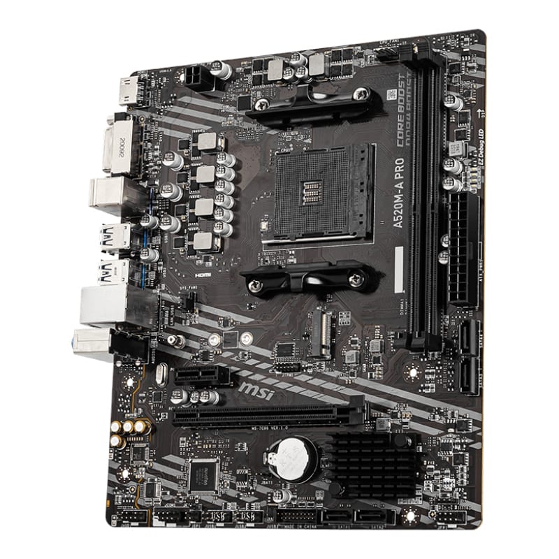 Image 4 for MSI A520M-A PRO AM4 AMD MATX Gaming Motherboard