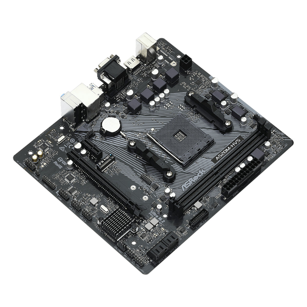 Image 3 for ASRock A520M-HVS AMD AM4 M-ATX Motherboard